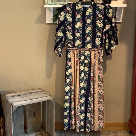 Coeur De Vague floral midi dress - Picture 6 of 12